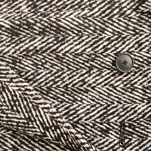 "7 for all man kind" - Mens black and white Topcoat - Picture 2 of 4